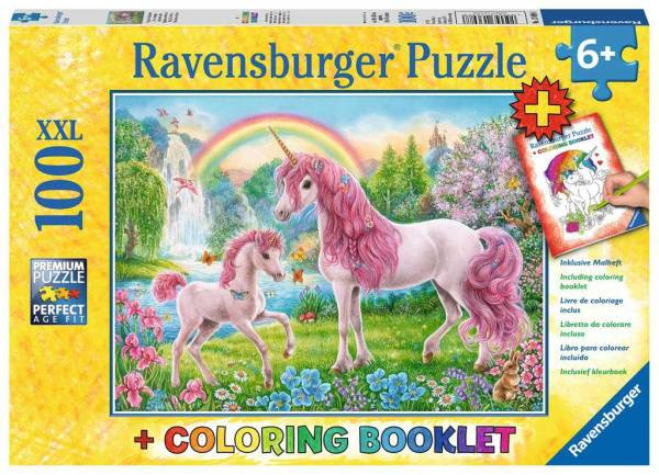 Ravensburger Puzzle | Magische Einhörner | 100 XXL Teile