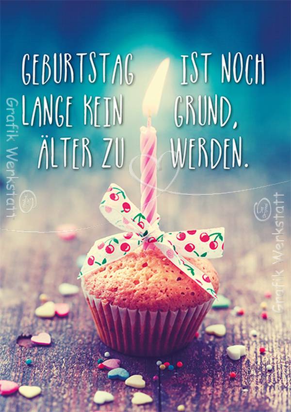 Grafik Werkstatt Postkarte Geburtstag