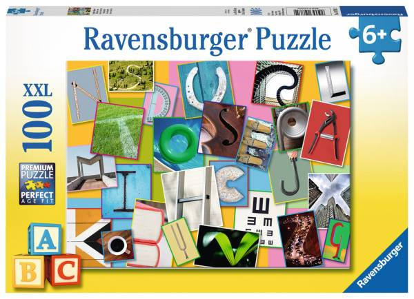 Ravensburger Puzzle | Lustiges Alphabet | 100 Teile