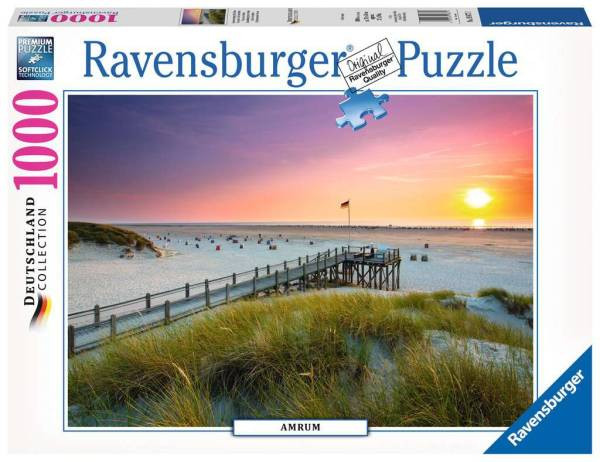 Ravensburger Puzzle | Sonnenuntergang über Amrum 1000 Teile |19877