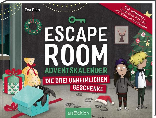 arsEdition | Escape Room. Die drei unheimlichen Geschenke. Der Adventskalender für Kinder von Eva Eich