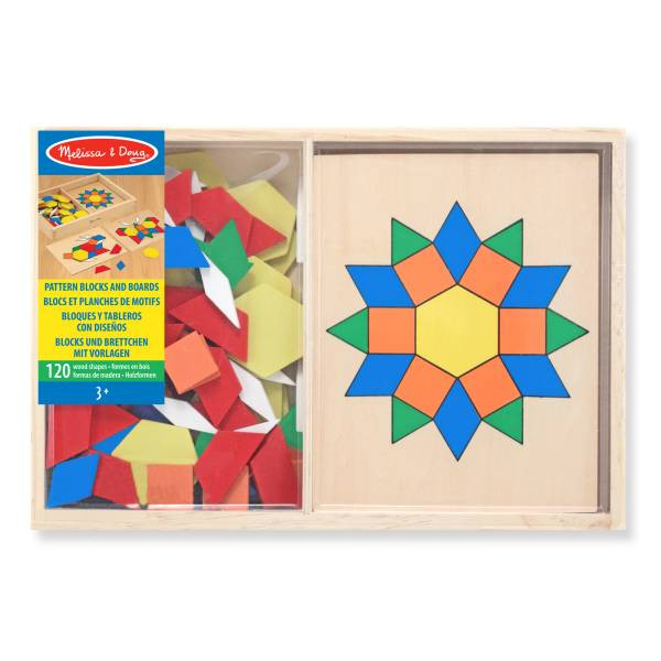 Melissa & Doug | Blocks Und Brettchen Mit Vorlagen