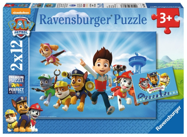 Ravensburger Puzzle | Ryder und die Paw Patrol | 2x12 Teile