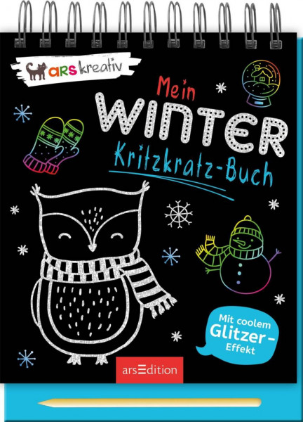 arsEdition | Mein Winter-Kritzkratz-Buch