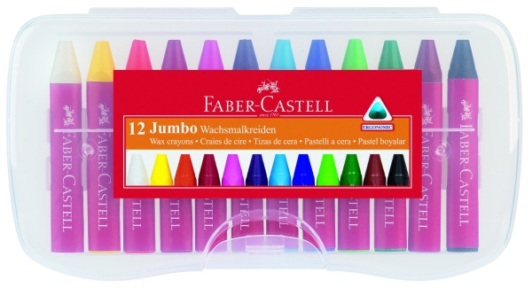 Faber-Castell | Wachsmalkreiden Jumbo 12er Box | 120011