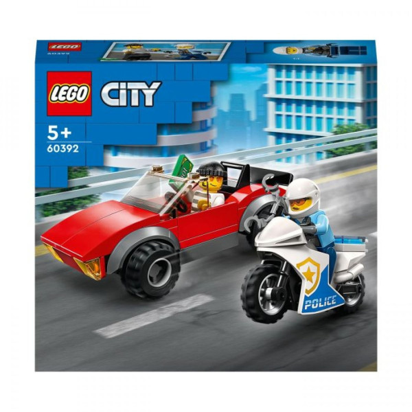 LEGO® | City  Verfolgungsjagd mit dem Polizeimotorrad | 60392