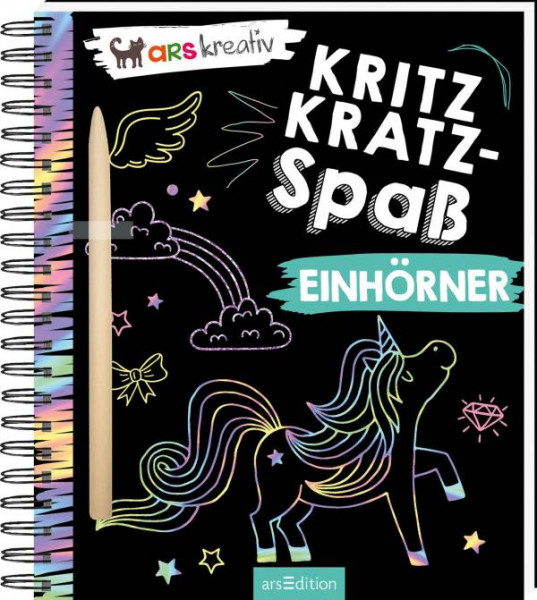 arsEdition | Kritzkratz-Spaß Einhörner