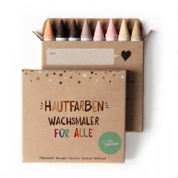 Hautfarben | Wachsmaler | 8er Set