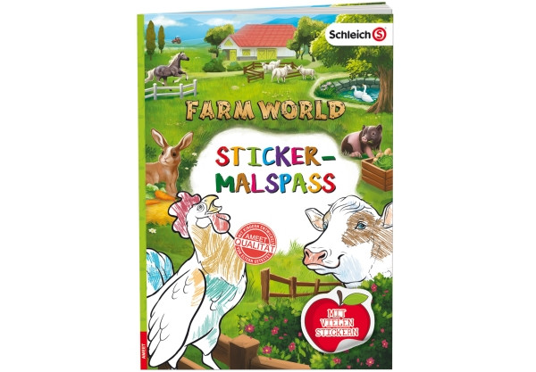 SCHLEICH Farm World Sticker-Malspaß | 80243