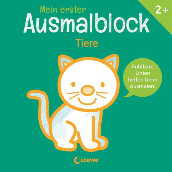 Loewe | Mein erster Ausmalblock - Tiere | 
