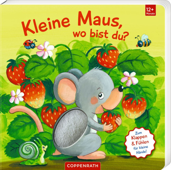 Coppenrath | Mein erstes Guckloch-Fühlbuch: Kleine Maus, wo bist du? | 
