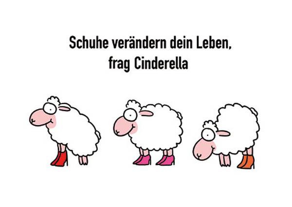 Rannenberg und Friends | Postkarte "Frag Cinderella"