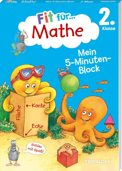 Tessloff Verlag Ragnar Tessloff GmbH & Co. KG | Fit für Mathe 2. Klasse. Mein 5-Minuten-Block | Zenker, Werner