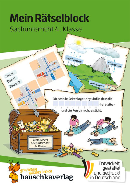 Hauschka Verlag | Mein Rätselblock Sachunterricht 4. Klasse | Depireux, Diana