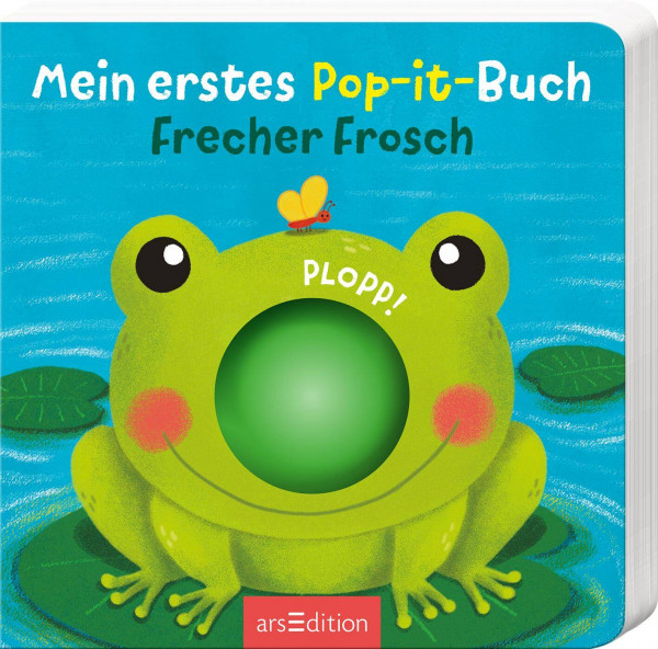 arsEdition | Mein erstes Pop-it-Buch – Frecher Frosch | 