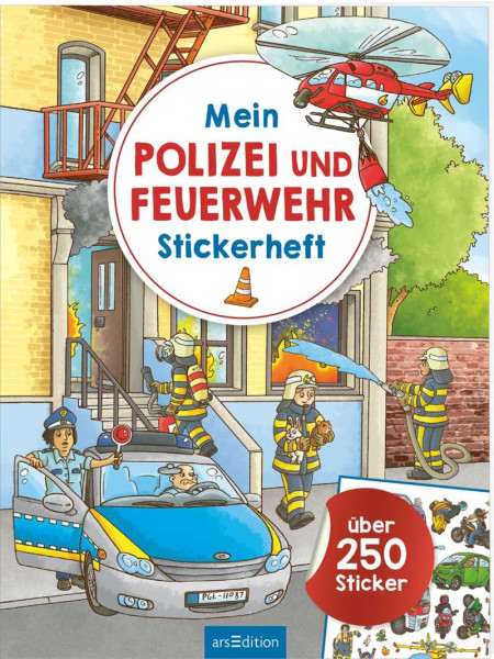 arsEdition | Mein Polizei- und Feuerwehr-Stickerheft | 