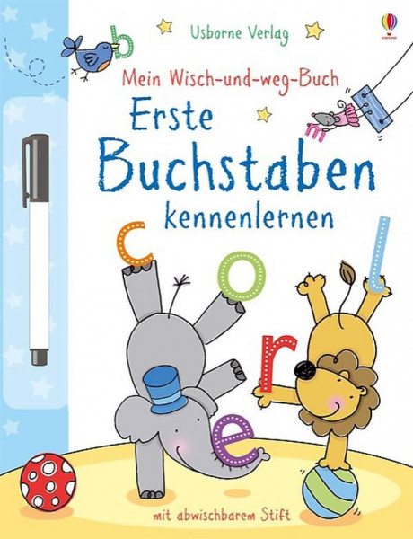 Usborne | Mein Wisch-und-weg-Buch: Erste Buchstaben kennenlernen