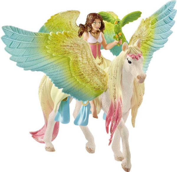 Schleich |® bayala  Surah mit Glitzer-Pegasus | 70566