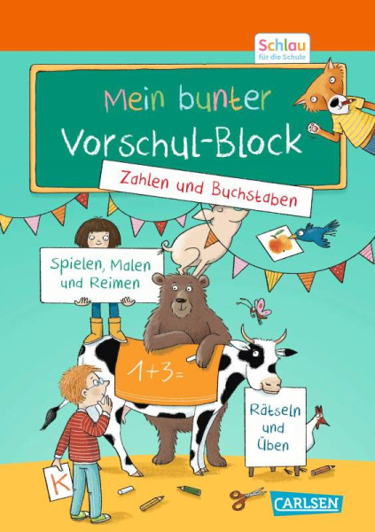 Carlsen | Schlau für die Schule: Mein bunter Vorschul-Block | Mildner, Christine