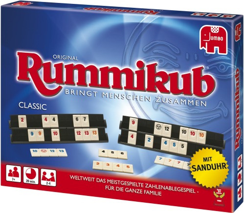 Jumbo Spiele | Rummikub Classic Familie inkl. Sanduhr | 17571