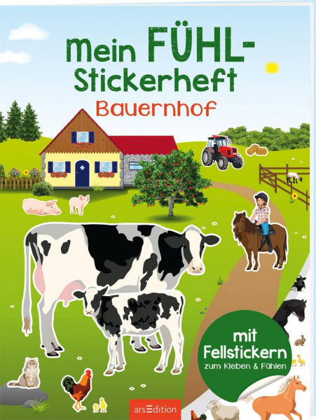 arsEdition | Mein Fühl-Stickerheft - Bauernhof