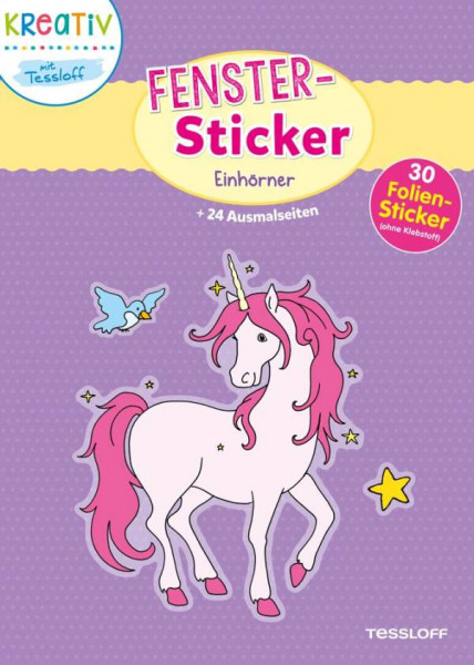 Tessloff Verlag | Fenster-Sticker Einhörner