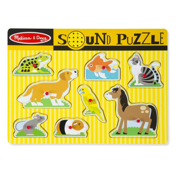 Melissa & Doug | Sound Puzzle - Haustiere