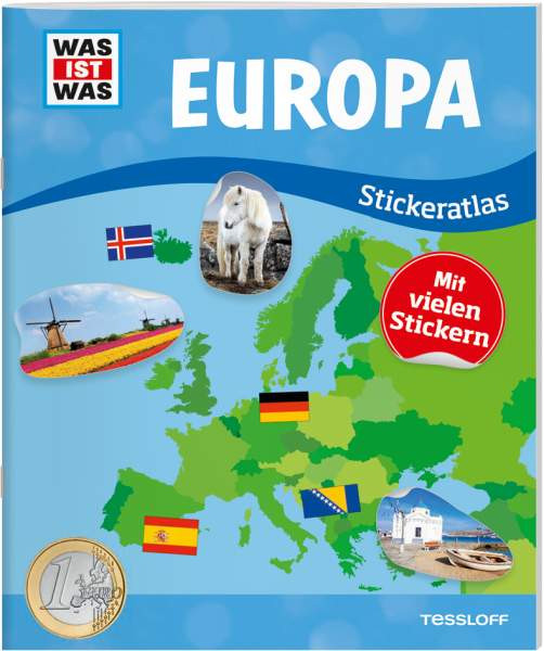 Tessloff Verlag Ragnar Tessloff GmbH & Co. KG | Was ist was Europa Stickeratlas | 