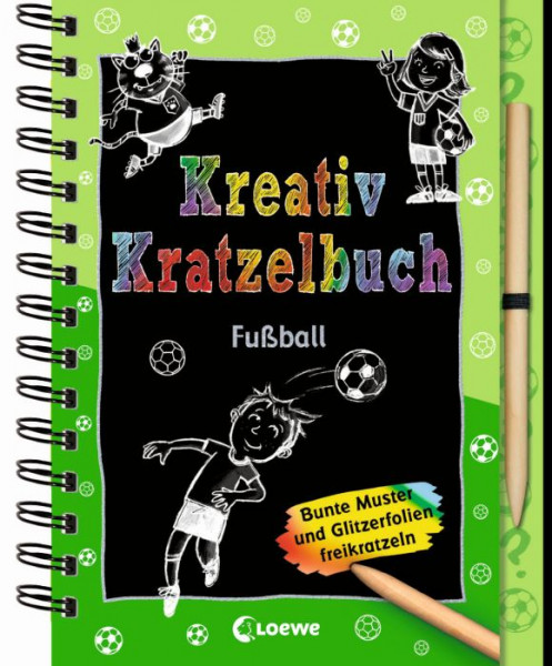 Loewe | Kreativ-Kratzelbuch: Fußball