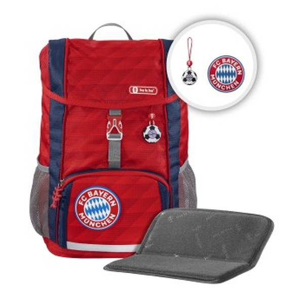 Step by Step | KID FC Bayern Rucksack-Set Mia san Mia, 3-teilig