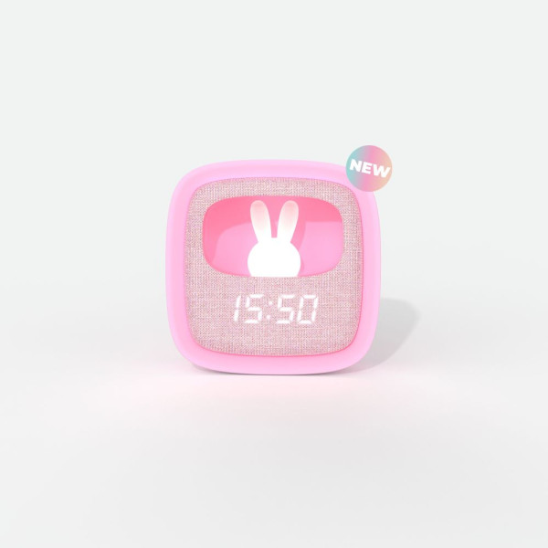 MOB | BILLY CLOCK AND LIGHT - MARSHMALLOW   | BILLY-MARSH-01