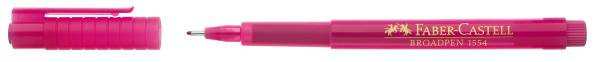 Faber-Castell | Faserschreiber BROADPEN 1554| pink