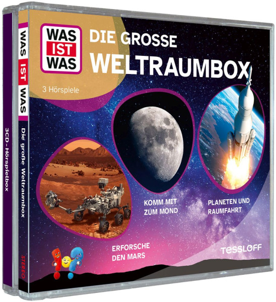 Tessloff Verlag Ragnar Tessloff GmbH & Co. KG | WAS IST WAS 3-CD Hörspielbox. Die große Weltraumbox | 