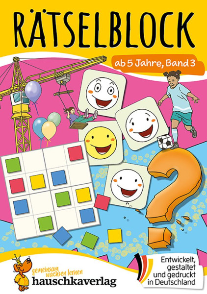 Hauschka Verlag | Rätselblock ab 5 Jahre - Band 3 | Ulrike Maier