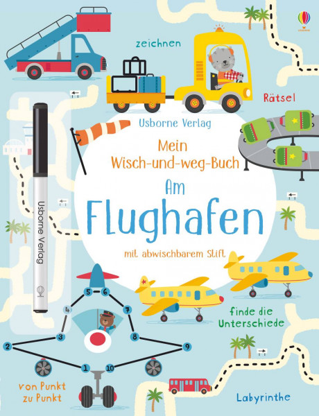 Usborne | Mein Wisch-und-weg-Buch: Am Flughafen