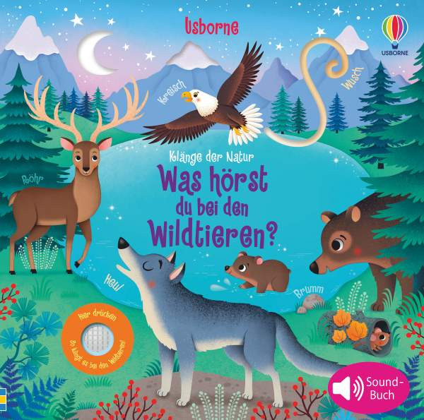 Usborne | Klänge der Natur: Was hörst du bei den Wildtieren? | Taplin, Sam