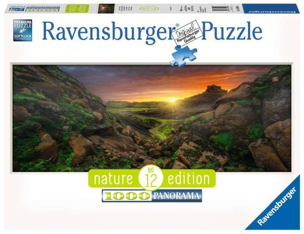 Ravensburger | Puzzle Sonne über Island 1000 Teile | 15094