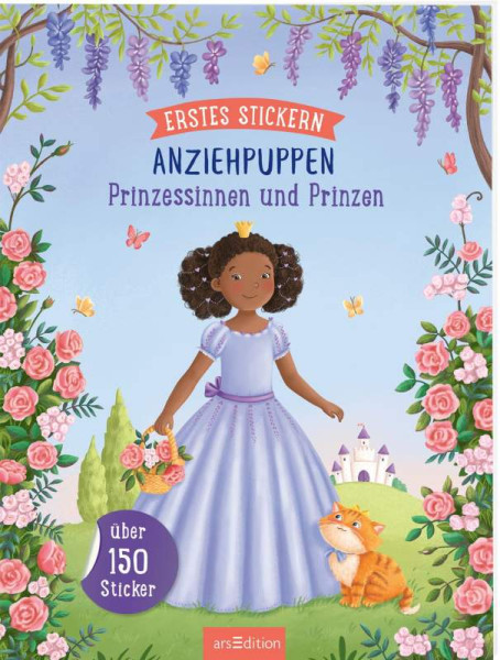arsEdition | Erstes Stickern Anziehpuppen: Erstes Stickern Anziehpuppen – Prinzessinnen und Prinzen