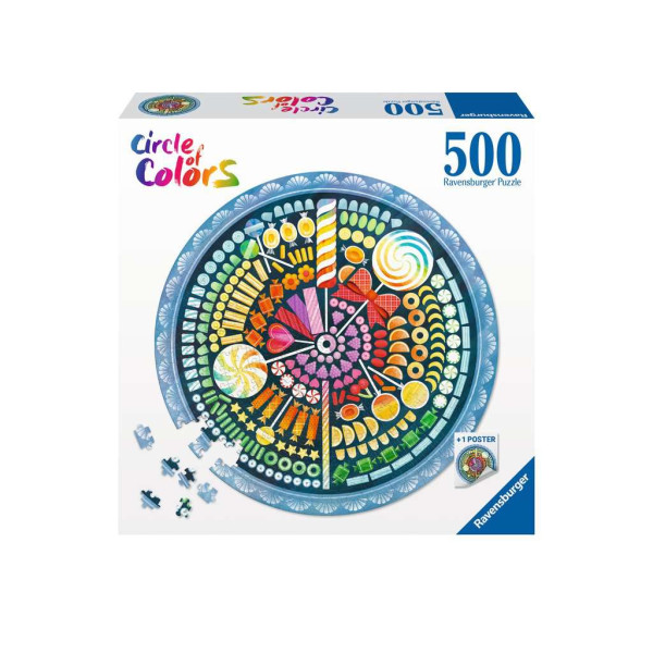 Ravensburger | Circle of colors-Candy 500p | 17350