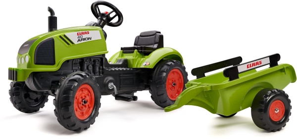 Falquet & Cie | Tret-Traktor Claas mit Hänger 2-5 J. | 2041C