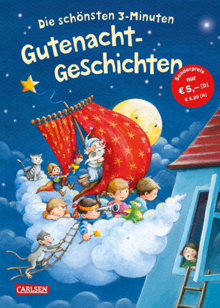 Carlsen Verlag | Die schönsten 3 Minuten Gutenacht-Geschi | 122271