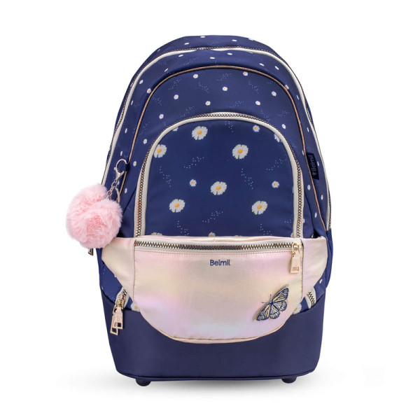 Belmil | 2-IN-1 Schultasche & Gürteltasche 2-teilig "Daisy" | 338-84/P/33