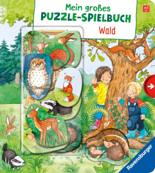 Ravensburger Verlag GmbH | Mein großes Puzzle-Spielbuch: Wald | Rulff, Mila