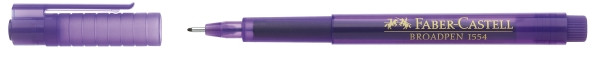Faber-Castell | Fineliner BROADPEN 1554 violet | 155436