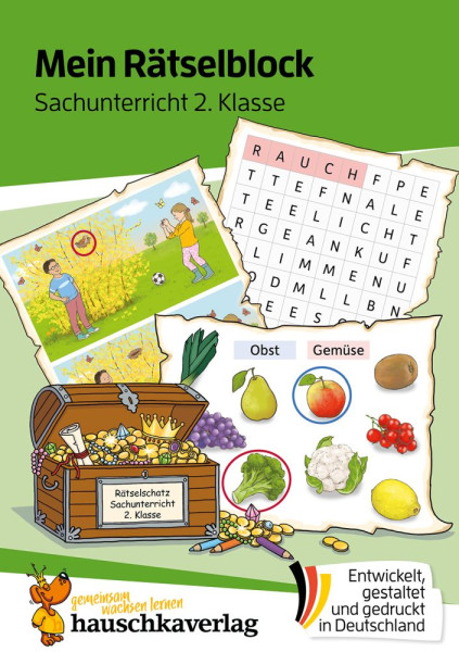 Hauschka Verlag | Mein Rätselblock Sachunterricht 2. Klasse | Fiedler-Tresp, Sonja
