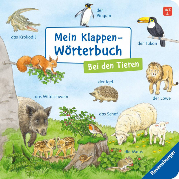 Ravensburger Verlag GmbH | Mein Klappen-Wörterbuch: Bei den Tieren