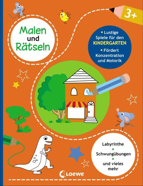 Loewe | Malen und Rätseln - Lustige Spiele für den Kindergarten (3+)