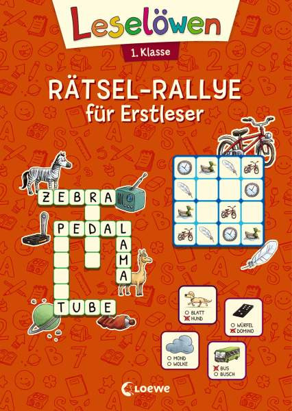 Loewe | Leselöwen Rätsel-Rallye für Erstleser - 1. Klasse (orange)