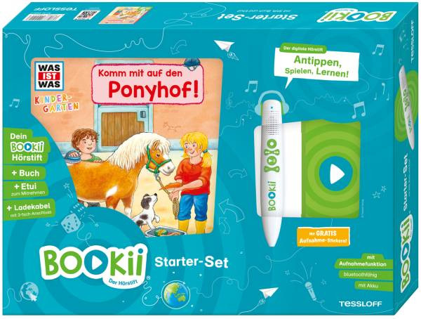 Tessloff | BOOKii® Starter-Set. WAS IST WAS Kindergarten. Komm mit auf den Ponyhof!