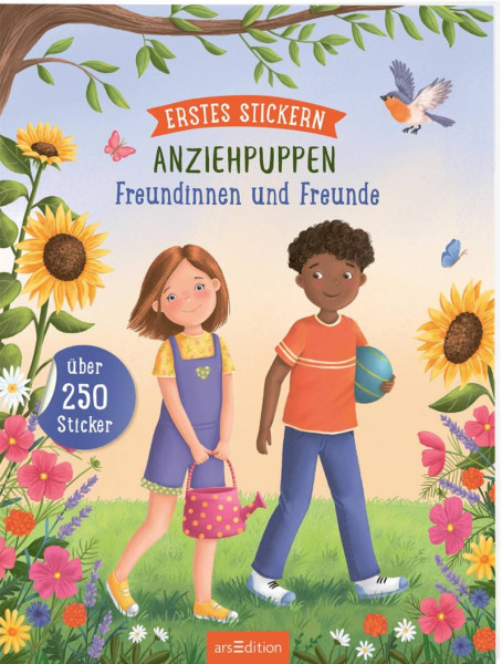 arsEdition | Erstes Stickern Anziehpuppen: Erstes Stickern Anziehpuppen  Freundinnen und Freunde | 